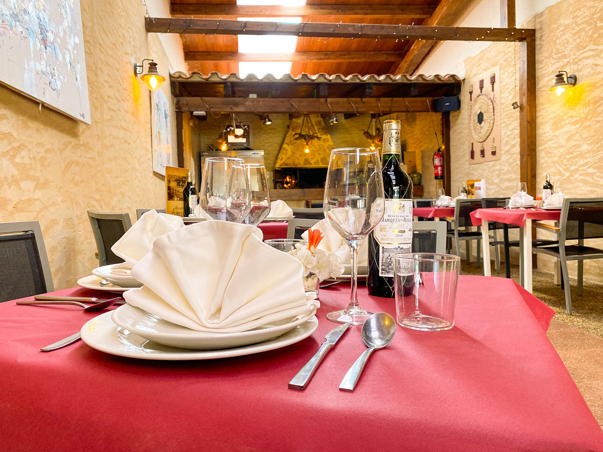 Bar en Berlanga de Duero del Hostal Ainoa servilleta