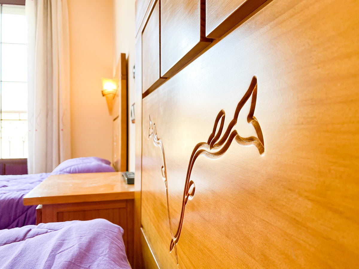 Dormir en Berlanga de Duero Habitación 102 cabecero